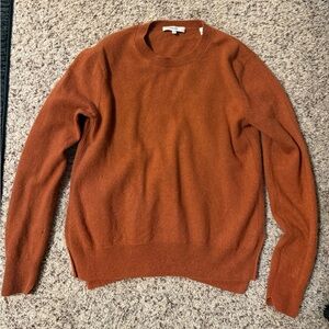 Vince Women’s Burnt Orange Crewneck Sweater